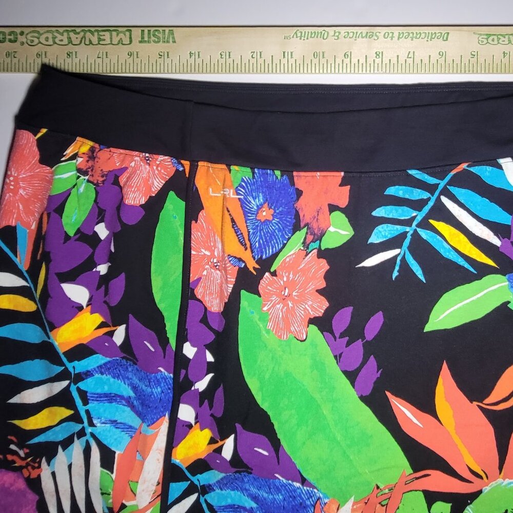 Lauren Ralph Lauren Active Womens Multicolored Floral Pattern Skort Size XL - Picture 13 of 13